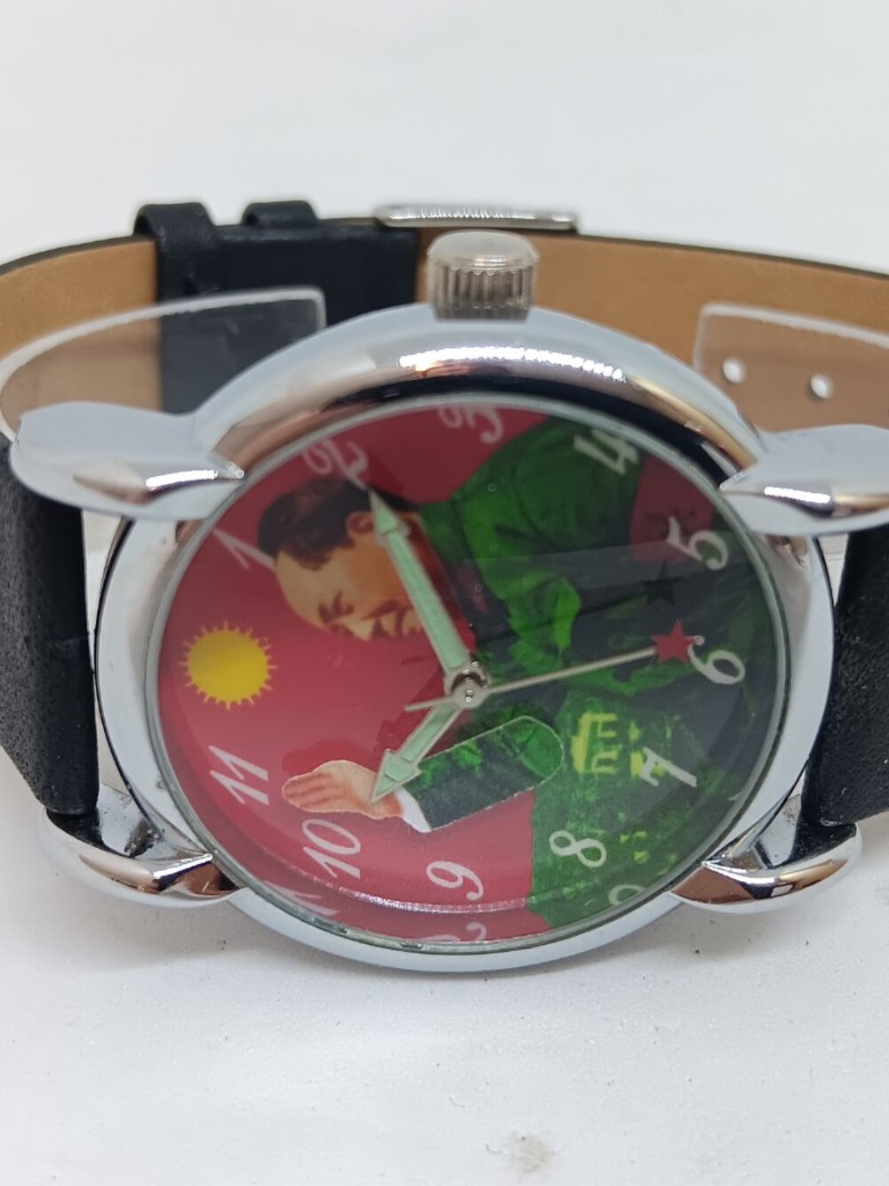 Vintage 1990 Mao Zedong 36mm Collectible Waving Hand Automaton Watch PLS READ - Picture 6 of 12